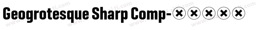 Geogrotesque Sharp Comp字体转换